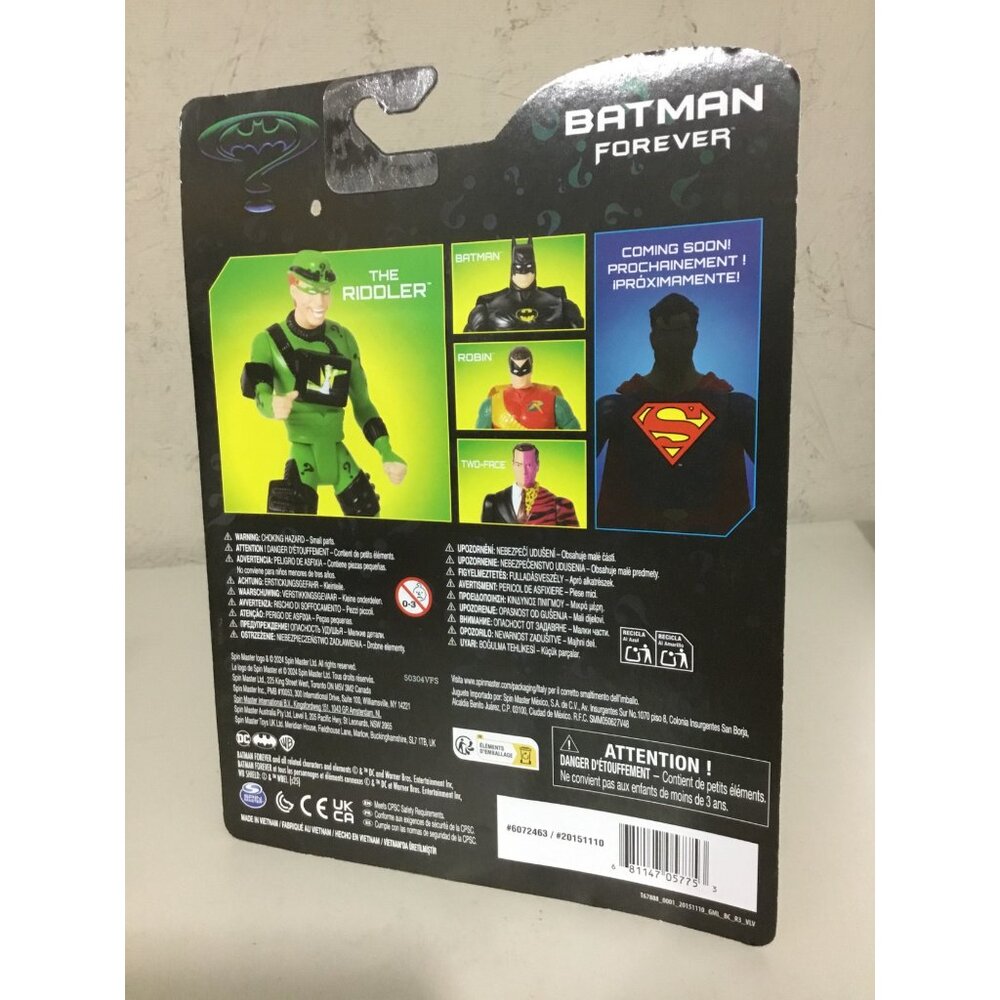 Batman Forever "The Riddler" Action Figure DC Retro Collection Poseable - Picture 2 of 2